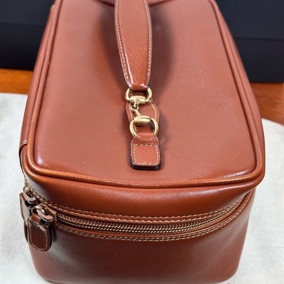 Gucci by Tom Ford mid 90s Horsebit Vanity makeup leather case tan with horsebit - Picture 10 of 13